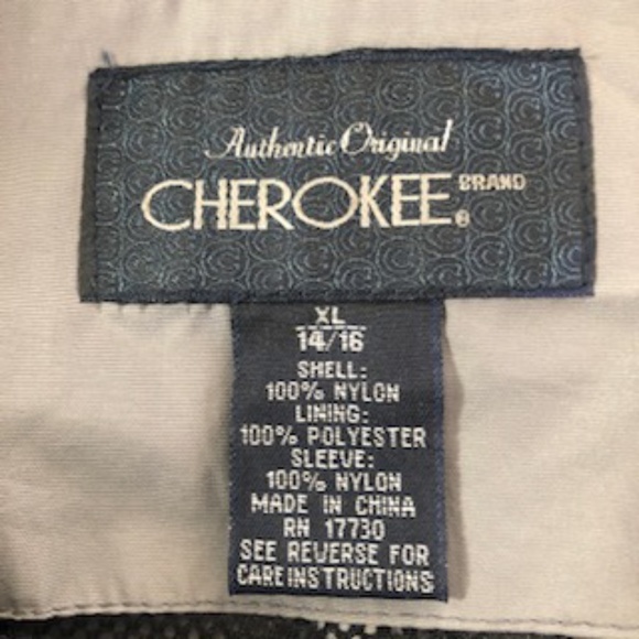 NWOT Cherokee Men's Hidden Hood Windbreaker Size XL - Picture 3 of 8